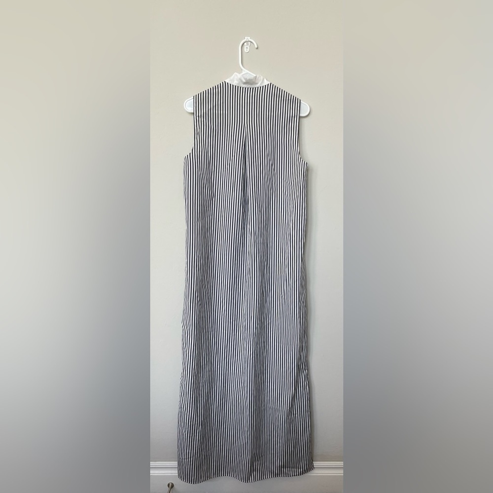 Women’s Maxi Striped Shirtdress - Picture 2 of 4